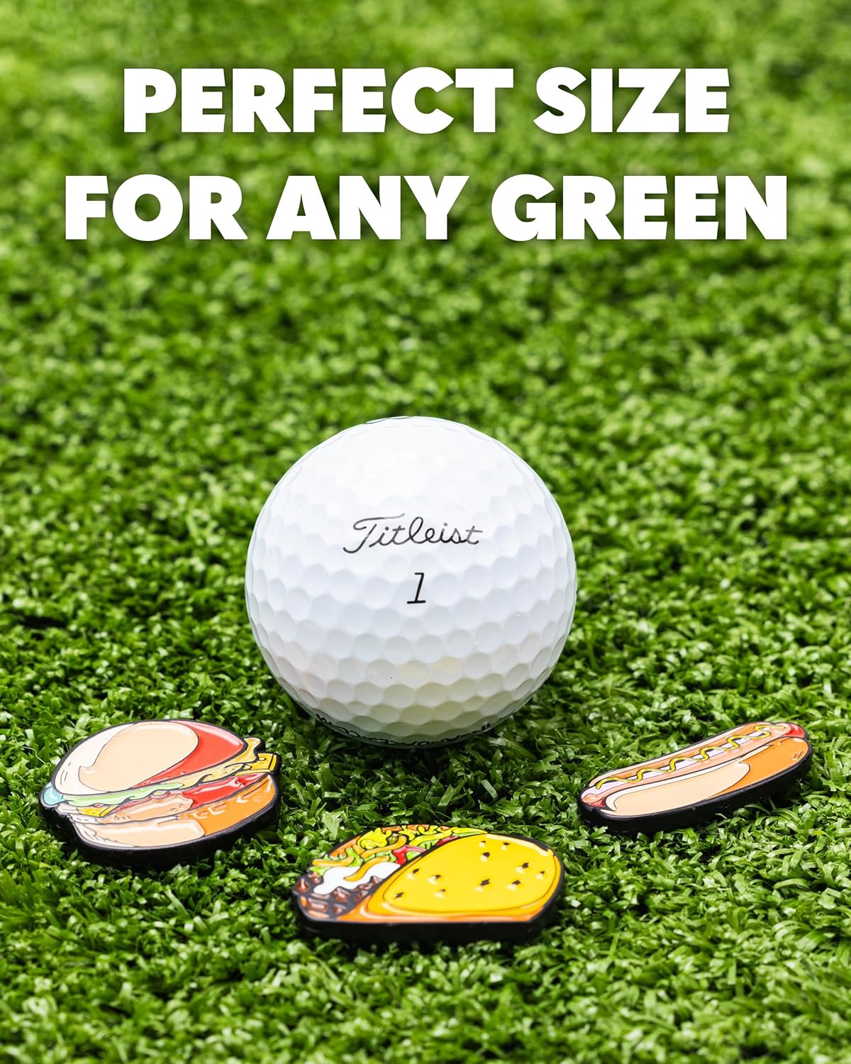 Ball Marker 3 Pack - Premium Quality Golf Ball Markers. Enamel Paint & Unique Designs Stylish - Customize Your Game