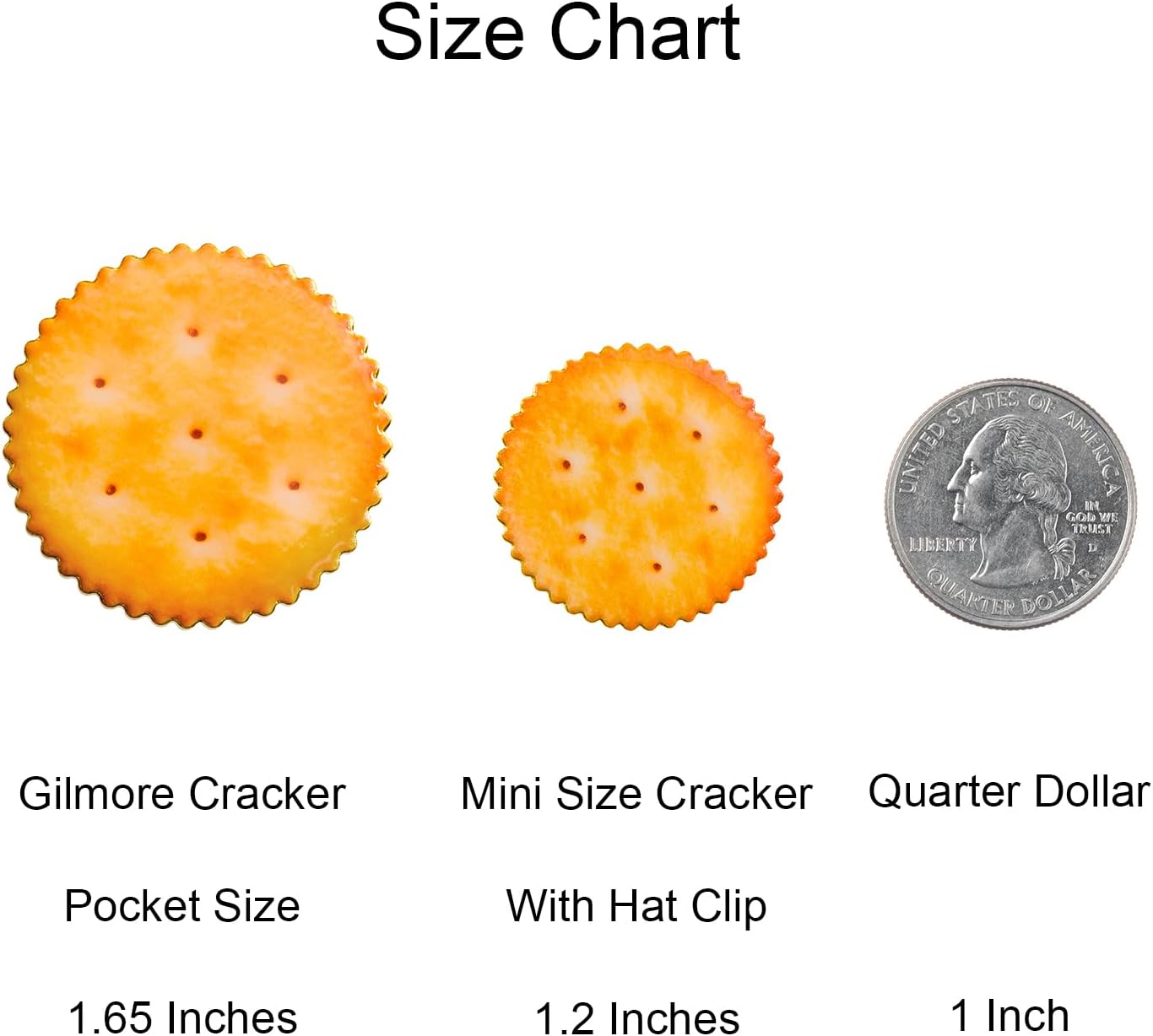 Cracker Golf Ball Marker, Premium Golf Accessories & Funny Golf Gifts for Men Women Golfers