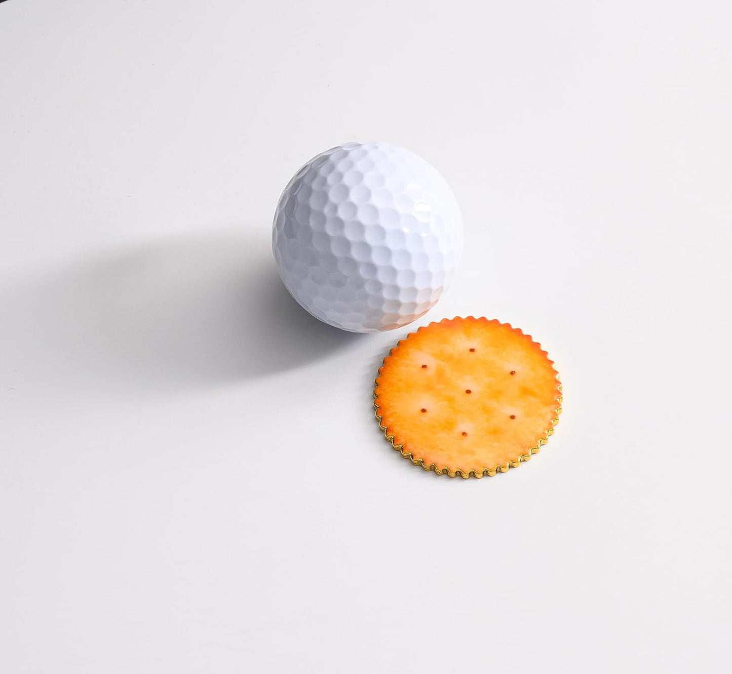 Cracker Golf Ball Marker, Premium Golf Accessories & Funny Golf Gifts for Men Women Golfers