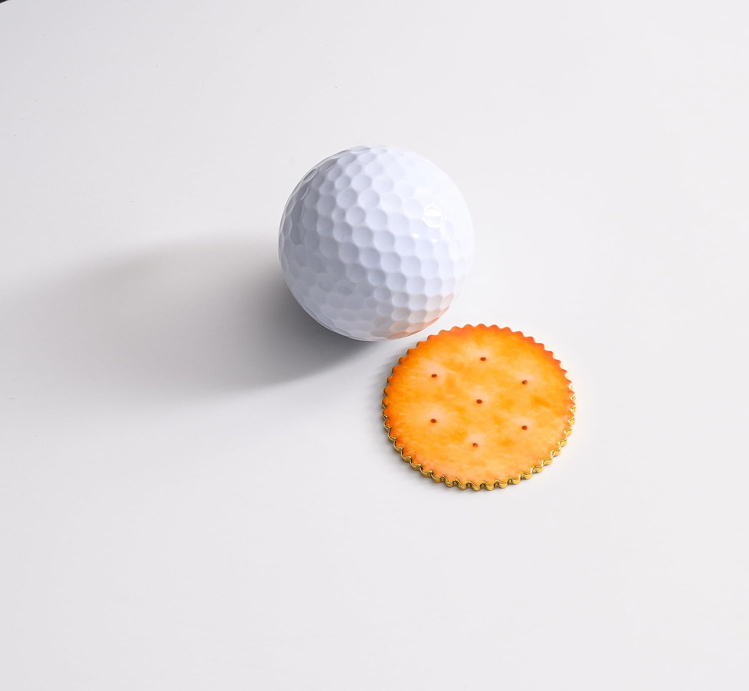 Cracker Golf Ball Marker, Premium Golf Accessories & Funny Golf Gifts for Men Women Golfers