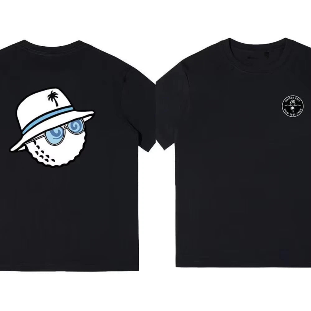 2025 Golf Men'S and Women'S Breathable Cotton T-Shirt Fashion Printed Running T-Shirt Harajuku Top Short-Sleeved Sweatshirt